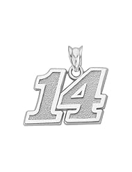 NASCAR Tony Stewart 14 Fashion Charm in Sterling Silver
