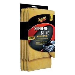 Meguiar's Supreme Shine Microfiber Cloths (Pack of 3)