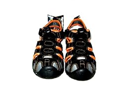 Northside Kids Congo Sandal (Orange/Black)