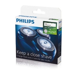 shaving cream for electric shaver:Philips Norelco HQ167 Cool Skin Replacement Heads for 6700 Series