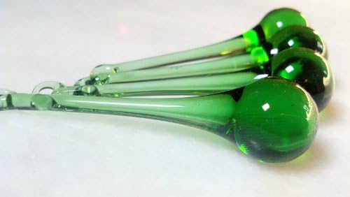 80mm Green Raindrop Chandelier Crystal Prism PACK OF 4