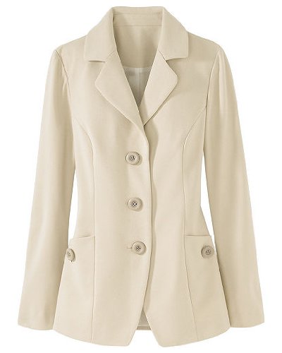 Spiegel Signature Pont Knit: Fitted Blazer