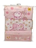 3-Pack of Snoopy Creepers - Pink - 6-9 Mths