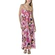 Juniors' Xhilaration® Floral Print Maxi Dress - Pink/Orange