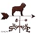 Hand Made BOUVIER DES FLANDRES DOG GARDEN Stake Weathervane ~NEW~