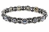 MAGNETIC THERAPY Haematite Slim Bracelet-Evening Blue
