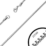 New Gents Stainless Steel Venetian Box Link Chain - Length 60cms