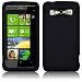 Navitech Black Hard Tpu Cover Slip Case For The HTC 7 Trophy Windows Phone