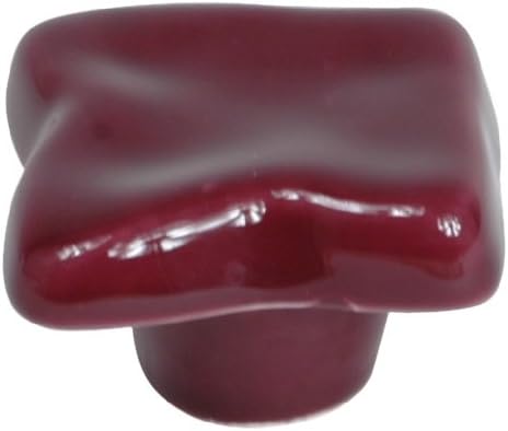 Nifty Nob 511A-89 Uneven Square Cabinet Pull, Eggplant