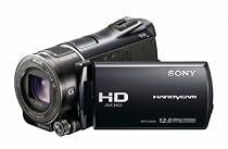 Sony HDR-CX550VEB Full HD Camcorder (Flash, 10 fach optischer Zoom, 8,8 cm (3,5 Zoll) Display, EXMOR R Sensor, 64 GB interner Speicher) schwarz