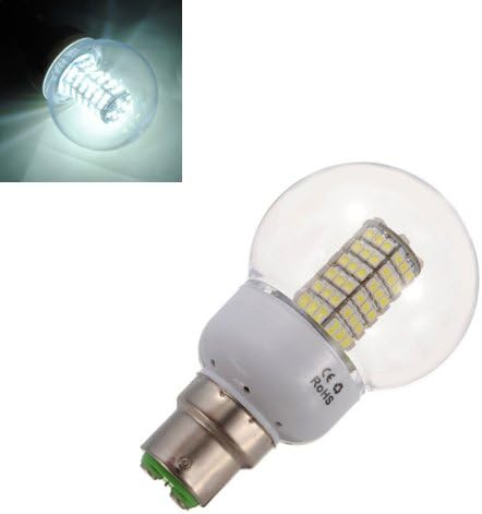 B22 5W Pure White 120 SMD 3528 SinglyFire LED Bulbs AC 85V-265V.