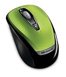 Microsoft Wireless Mobile Mouse 3000 6BA-00036 - Green