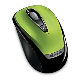 Microsoft Wireless Mobile Mouse 3000 6BA-00036 - Green