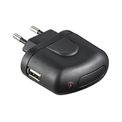 PowerPlug Steckdose auf USB-Ladegeraet fuer iPods und USB aufladbare MP3-Player schwarz