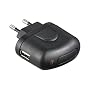 PowerPlug Steckdose auf USB-Ladegeraet fuer iPods und USB aufladbare MP3-Player schwarz