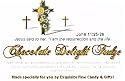 Christian Crosses Chocolate Delight Fudge Box - 1 Pound