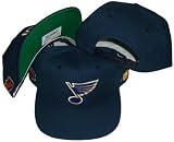 St. Louis Blues Navy Snapback Adjustable Snap Back Hat / Cap