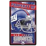 New York Giants Property Of Sign