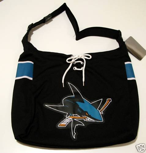 San Jose Sharks Littlearth Veteran Hockey Jersey Tote Bag