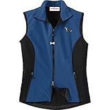 Welsh Corgi Ladies' High Tec Vest, Bone Zipper Pull and Embroidered image