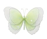 10 Green Multi-Layered Butterfly nylon hanging ceiling wall baby nursery room wedding decor decoration