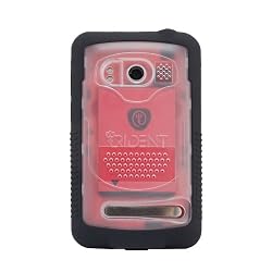 Trident Case Extended Life Battery and Protective Case for Electra HTC EVO 4G - 1 Pack - Carrying Case - Retail Packaging - Clear/Ice
