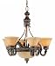 Trans Globe 6+2 Lt Mediterranean Chandelier|8527 IC