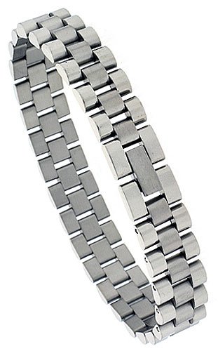 Surgical Steel and Rubber Bracelet