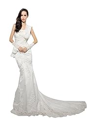 Lace-Up Beaded Applique Mermaid One Shoulder  Dress with a Court Train 