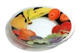 Peggy Karr 11-Inch Glass Fresh Fruit Bowl