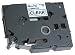 Brother 3/8 Inch x 26.2 Feet Black On Clear Standard Laminated Tape for P-Touch (TX12...