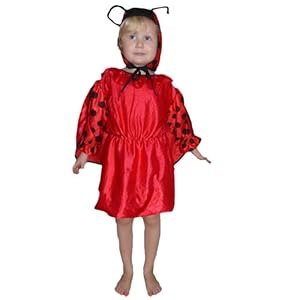 AN37 7-9 años. Disfraz de Mariquita Disfraces Carnaval