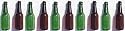 2 Strings of 2 Dif Color Beer Bottle Party String Lights