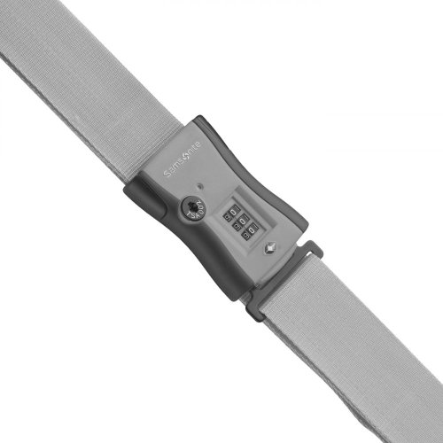 Samsonite Accessories Reise-Sicherheit TSA Kofferband mit Zahlenschloss (grau)