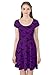 CowCow Womens Halloween Bats Pumkins Spider Ghost Witch Short Sleeve Dress