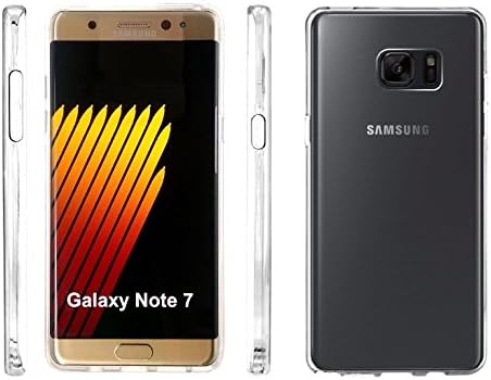 USBelieve Crystal Clear Premium Hybrid Protective Case, TPU Soft Bumper and Hard Back Cover for Samsung Galaxy Note 7 (Galaxy-Note7-Case Crystal Clear)
