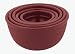Kitchen & Housewares : Mario Batali Measuring Prep Bowls, Chianti