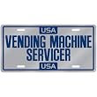 New " Usa Vending Machine Servicer " License Plate Occupations