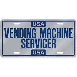 New " Usa Vending Machine Servicer " License Plate Occupations