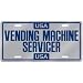 New " Usa Vending Machine Servicer " License Plate Occupations