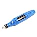 Queentools Professional Finger Toe Nail Polishing Tools Care Electric Manicure Pedicure Kit Electric Nail Art File Cord Powered (Blue)