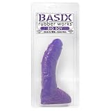 Pipedream Products Basix Rubber Works Purple Big Boy 10 Inch Dildo Dong