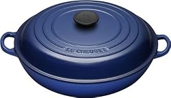 Le Creuset Enameled Cast-Iron 3-1/2-Quart Buffet Casserole, Cobalt Blue