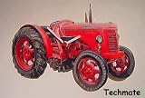 David Brown Red Tractor Wall Clock - WT15