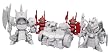 SDガンダム SD三国伝 Brave Battle Warriors 031 真 典韋 (シン テンイ)アッシマー 賈ク (カク)アシュタロン 攻城兵器セット (SDガンダム三国伝 Brave Battle Warriors)