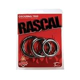 Rascal Cock Ring Trio - Black