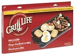 ACE DH703-9494 GRILL LIFE GRIDDLE 18x9x3/4 - ALUMINIUM