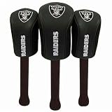 Oakland Raiders NFL Set of Three Mesh Barrel Head Covers