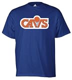 Cleveland Cavaliers adidas Blue Retro Primary Logo T-Shirt