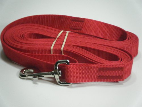 15 foot leather dog leash